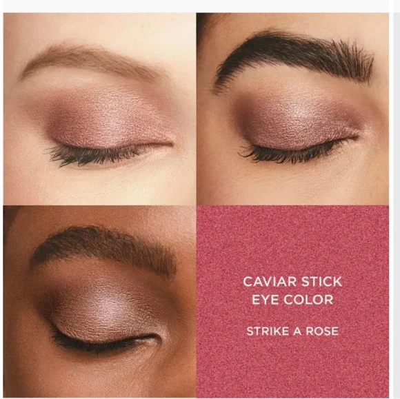 🌺Laura Mercier Strike A Rose Caviar Eyeshadow Stick Cream Eyeshadow - Picture 2 of 10
